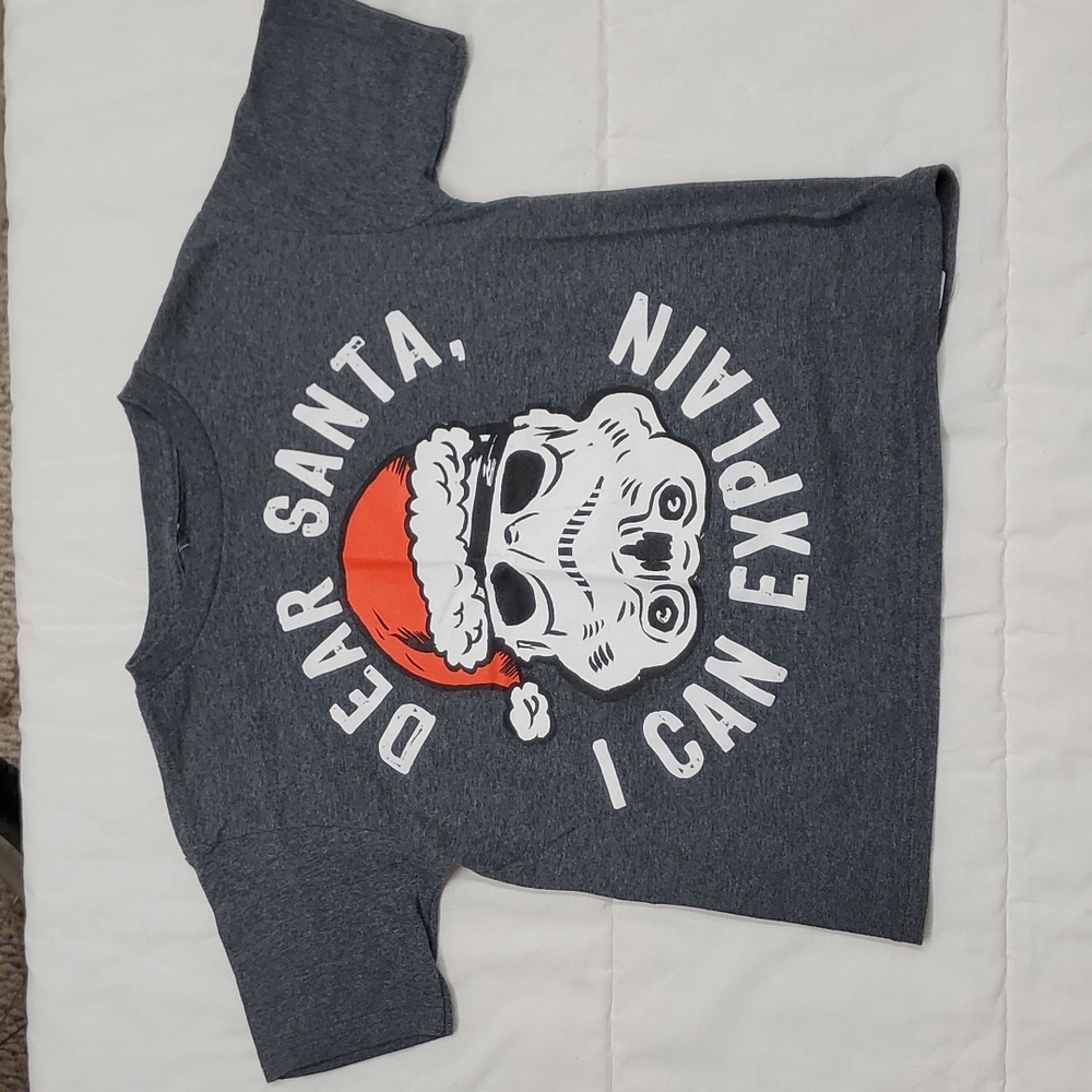 Boys Star Wars 4 t-shirt, 'Santa I Can Explain' with stormtrooper